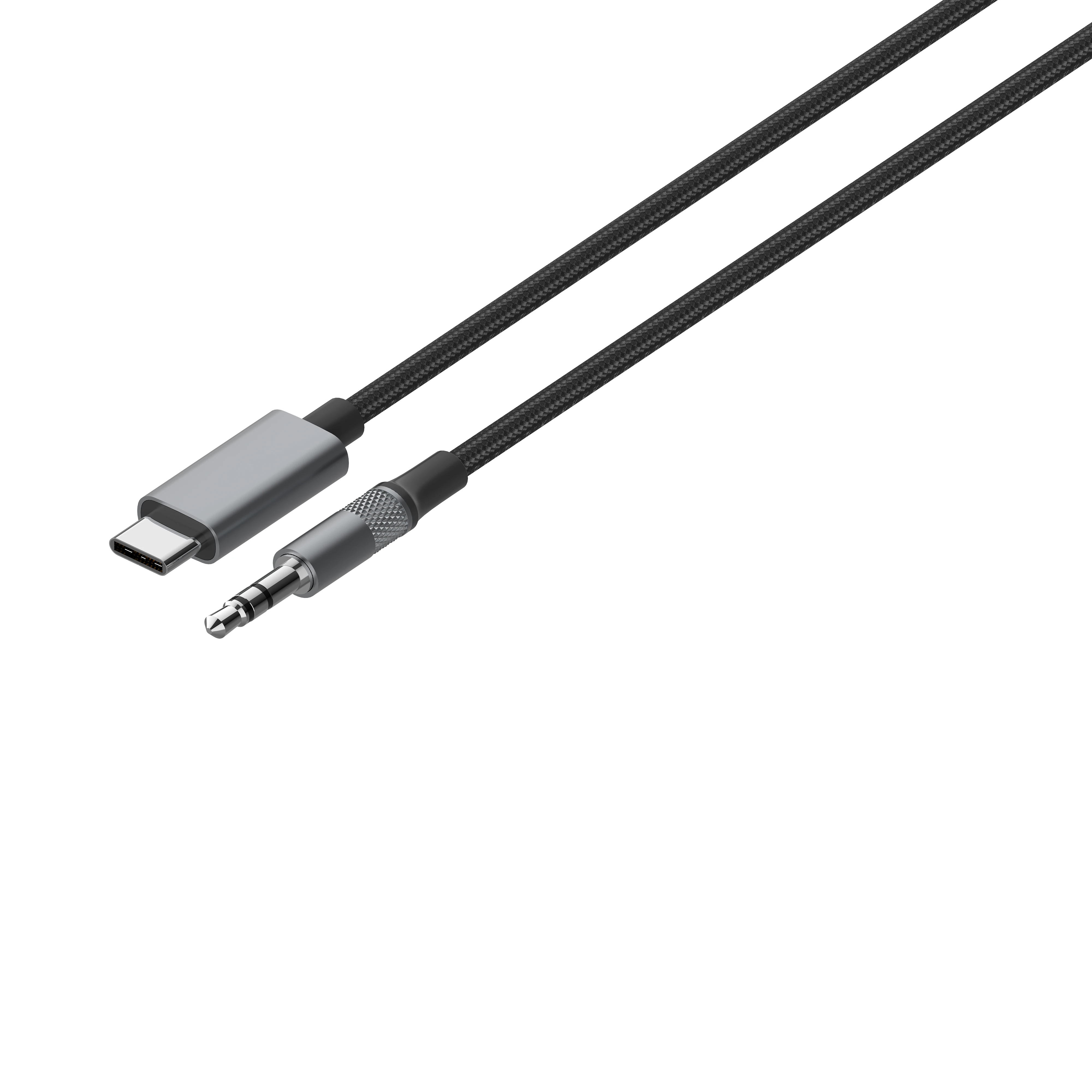 LS-Y81C USB-C auf 3,5 mm Klinkenkabel 1 Meter Schwarz