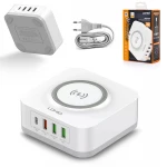 Ładowarka indukcyjna z USB PD QC3.0 Auto ID 32W LDNIO AW004
