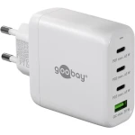 Ładowarka sieciowa 3x USB-C + USB superszybkie ładowanie 68W QC 3.0 PD Goobay biała