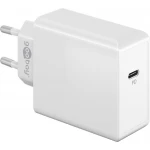 Ładowarka sieciowa USB-C superszybkie ładowanie 65W Power Delivery Goobay biała