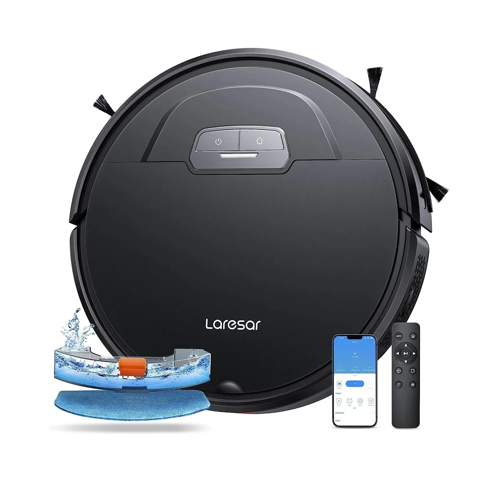Laresar Evol 3 - Intelligenter Reinigungsroboter 3in1, 4500Pa, Steuerung per App und Sprache