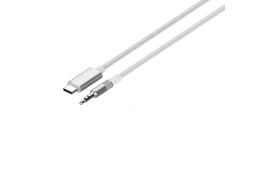 LS-Y82C USB-C auf 3,5 mm Klinkenkabel 2 Meter grau