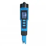 3-in-1 PeakTech 5306 pH-Meter für Temperatur und EC-Leitfähigkeit von Flüssigkeiten