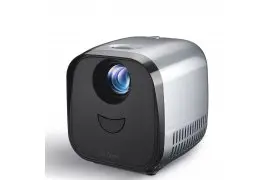 Mini Projektor Rzutnik Bajek Filmów Zdjęć Zabawkowy dla Dzieci Spacetronik L1 2200 lms 480x320px Srebrny