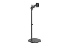 Spacetronik SPE-T01B mobiler Monitorhalter, Schwarz