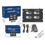 Modulator czterokanałowy 4x HDMI do 2x DVB-T/C/ISDB-T (2x MUX) EDISION 3w1 QUAD