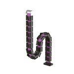 Kabelrückgrat Spacetronik SPK-130BP Schwarz