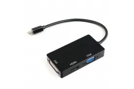 Multiport Mini DisplayPort auf HDMI VGA DVI SPD-M02