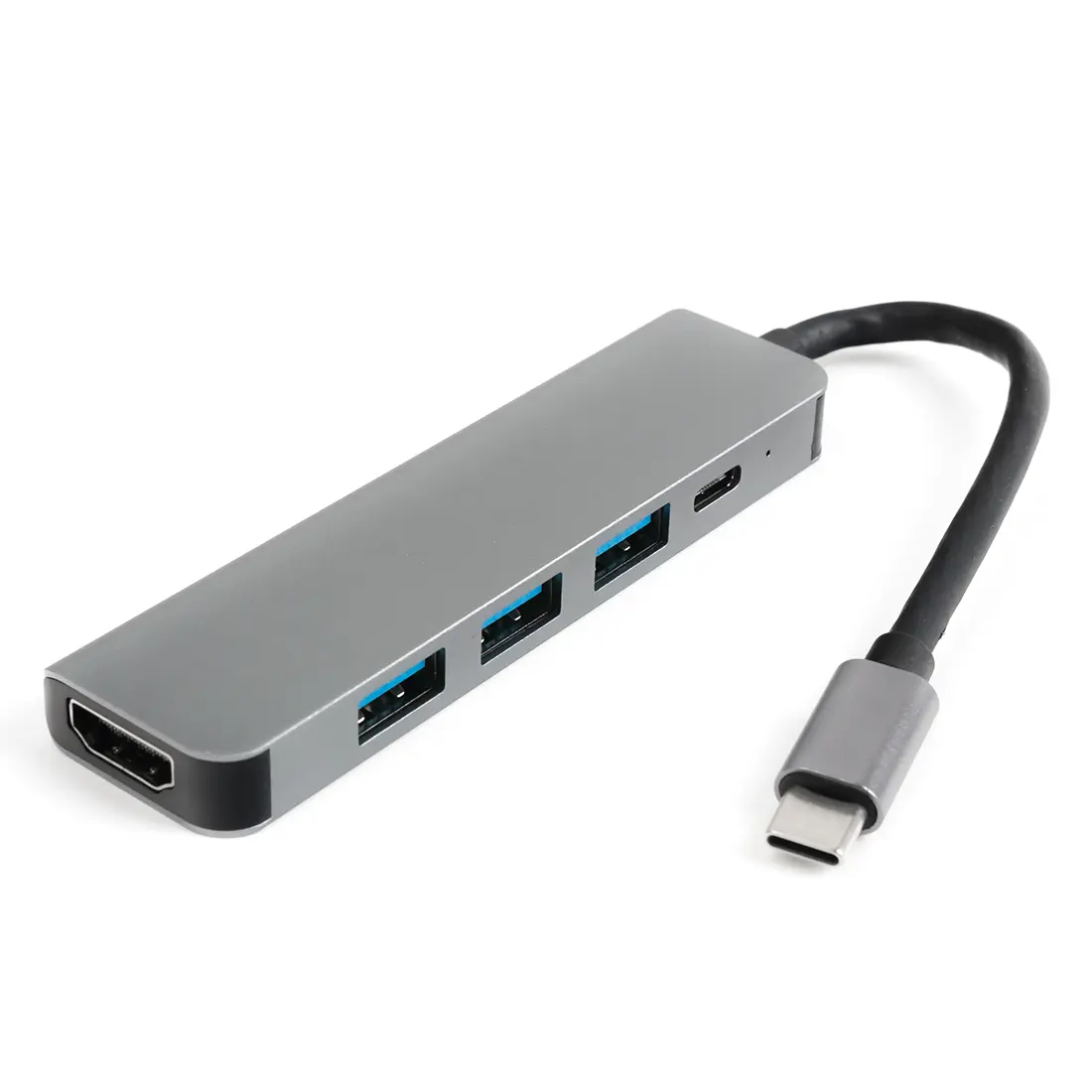 Multiport USB-C 5 in 1 auf HDMI + USB-C mit PD + 3x USB 3.0 SPU-M12