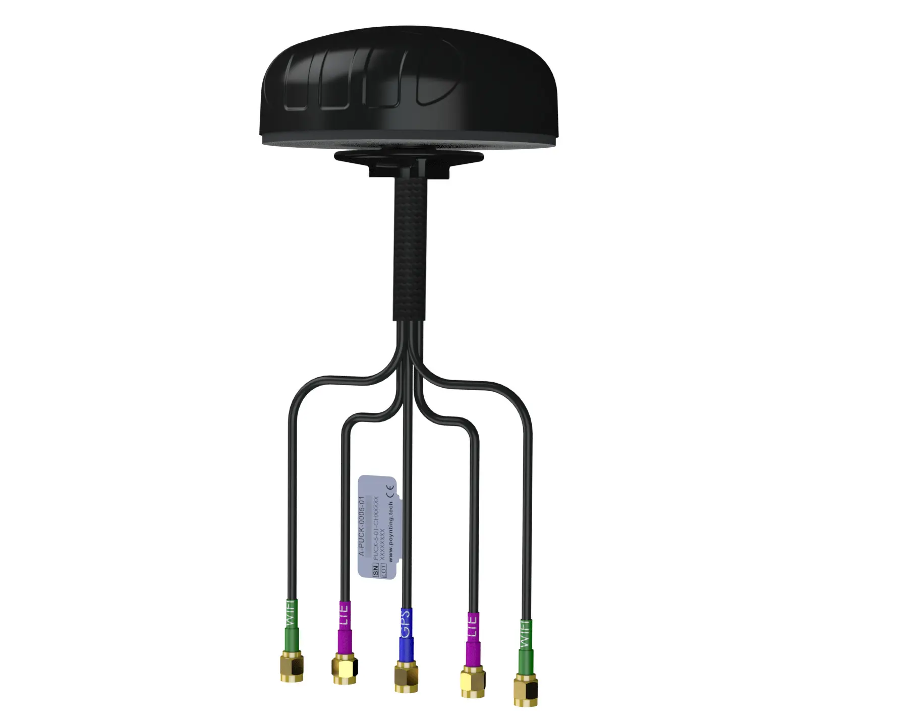 Kleine Antenne für das PUCK-0005-V1-01 LTE Wi-Fi GPS Poynting Auto