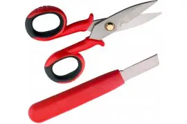 Nożyce i nóż ze stali nierdzewnej dla elektryków