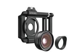 Makroobjektiv ZoomMacro 10-20X für Smartphones und Augen Apexel APL-ZM100