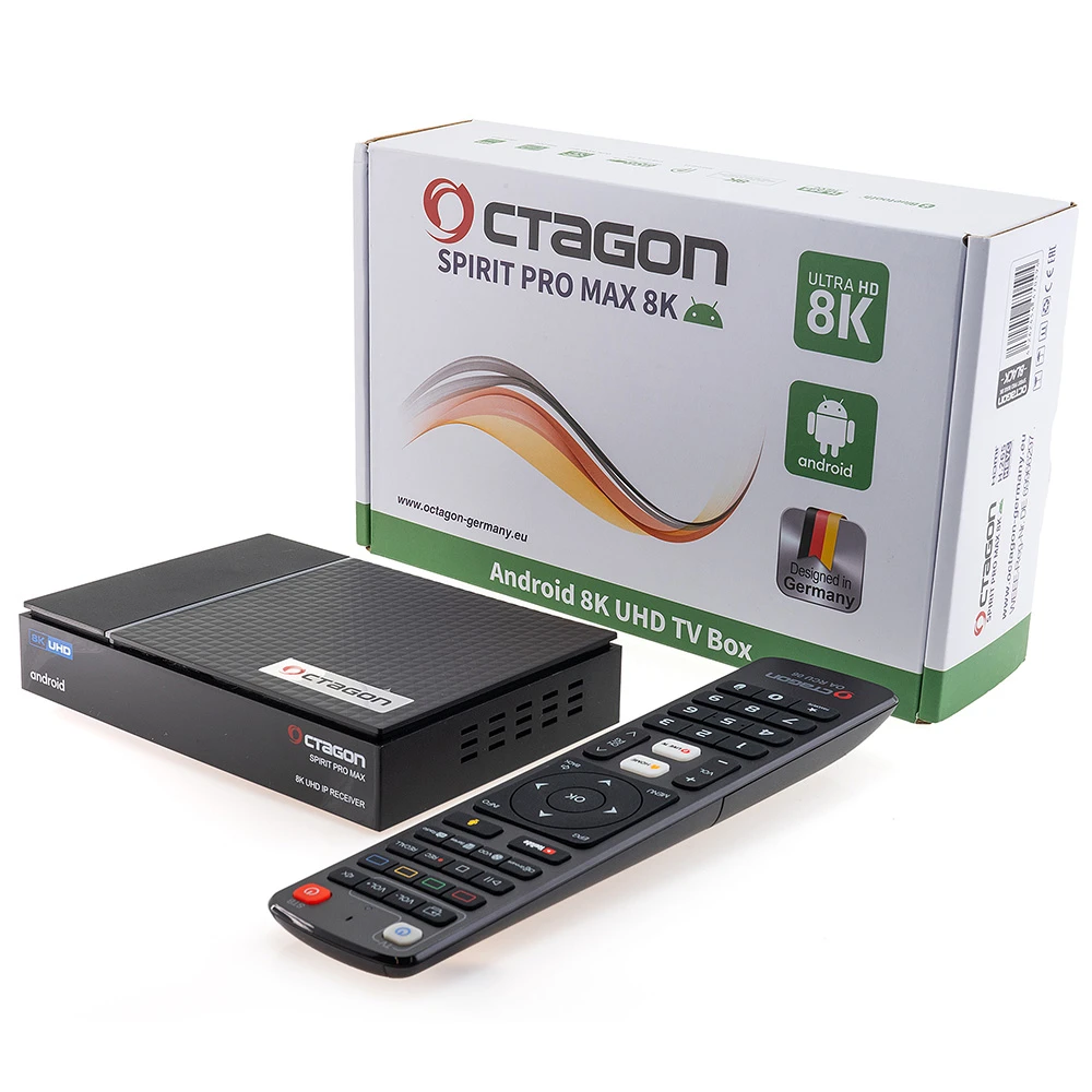 OCTAGON SPIRIT PRO MAX 8K UHD HDR10+ ANDROID TV