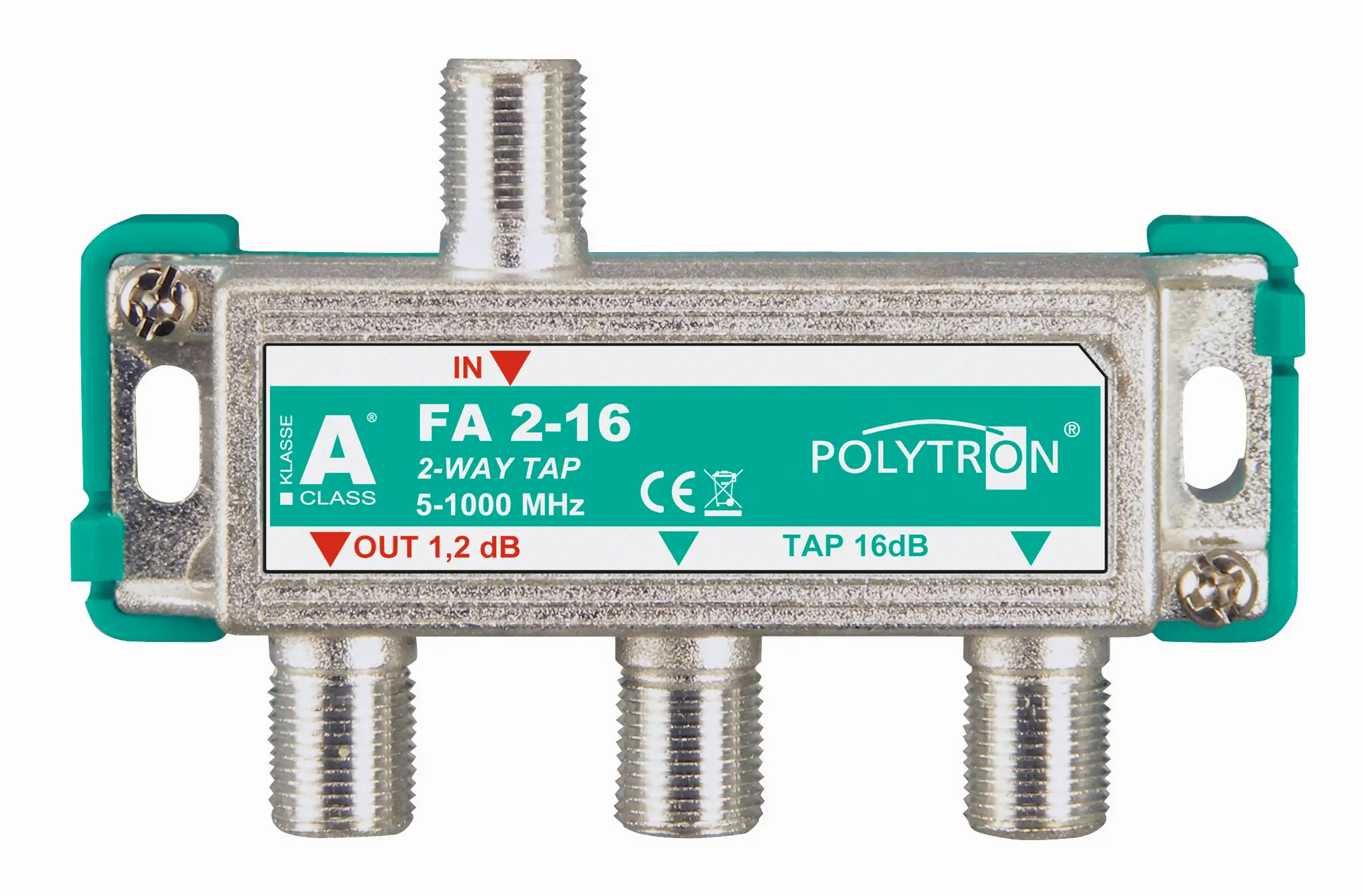 Odgałęźnik Polytron Tap 2-krotny 16dB 5-1000 MHz FA 2-16