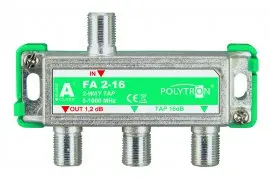 Odgałęźnik Polytron Tap 2-krotny 16dB 5-1000 MHz FA 2-16