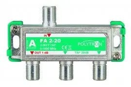 Odgałęźnik Polytron Tap 2-krotny 20dB 5-1000 MHz FA 2-20