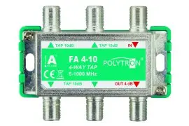 Odgałęźnik Polytron Tap 4-krotny 10dB 5-1000 MHz FA 4-10