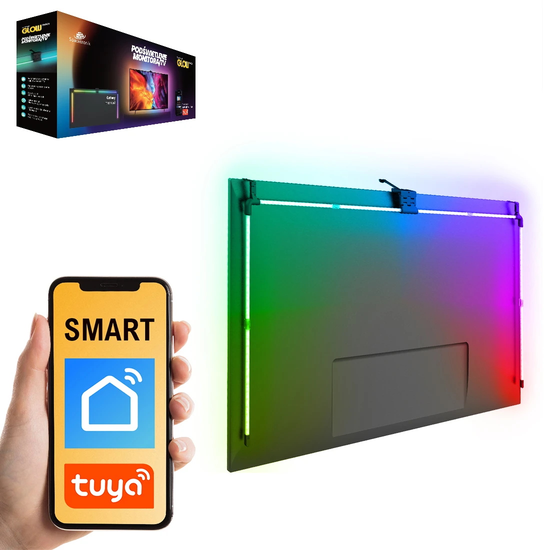 Ambilight für Monitor/TV USB, Spacetronik Glow Three 65