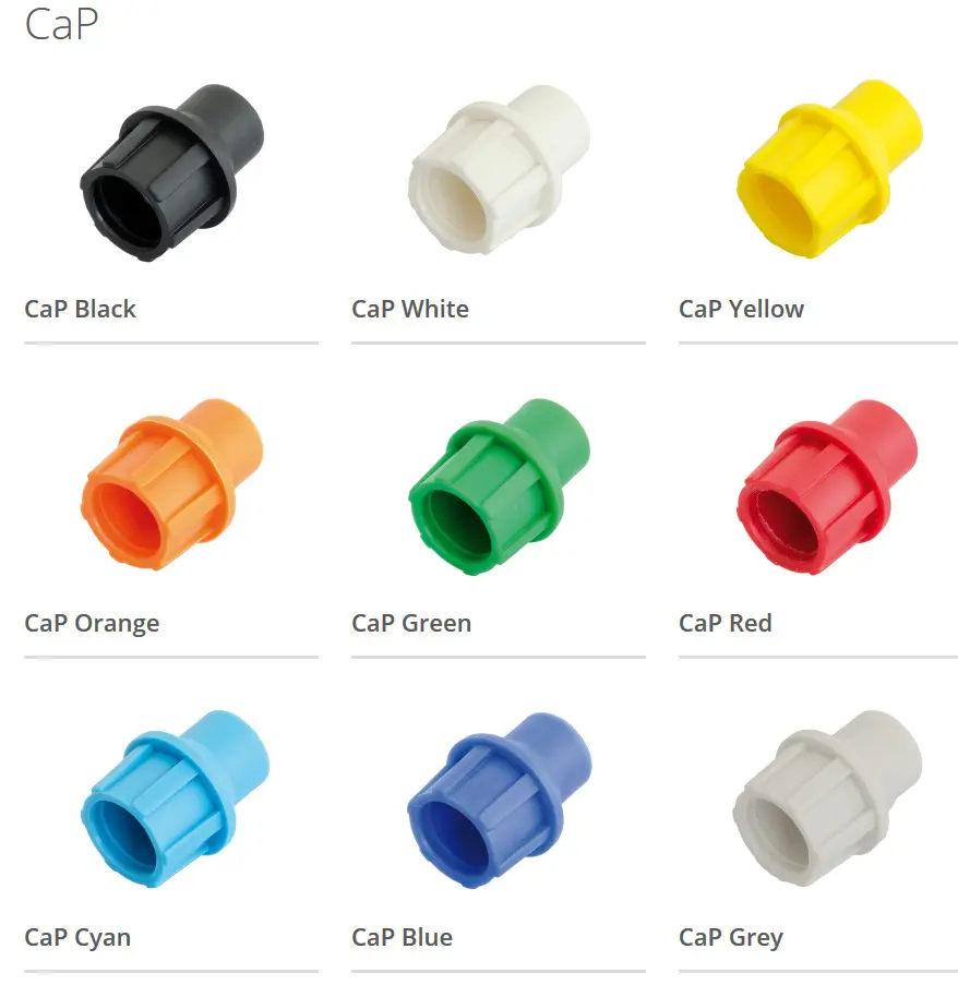 Paczka gumek CaP System 10szt. mix kolorów
