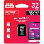 Karta pamięci GOODRAM microSD 32GB + adapter SD