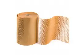 Papier pakowy nacinany plaster miodu, 38cm rolka 250m wypełniacz ekologiczny Bublaki BPH_38_250