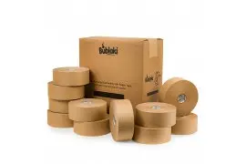Packband aus gummiertem Kraftpapier Bublaki BT-W50_9901 50 mm / 200 m (10 szt