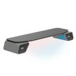 Spacetronik Monitorständer mit Lautsprechern mit RGB-Licht SPP-142B_900