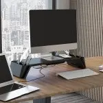 Ständer für den Monitor Spacetronik SPP-100B + seitliche Behälter für Utensilien 