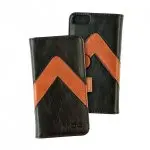Portfel + etui na telefon MOC Velcro m-Leather Wallet na iPhone 6/7/8 Black