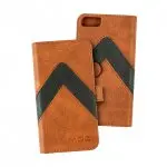 Portfel + etui na telefon MOC Velcro m-Leather Wallet na iPhone 6/7/8 Brown OUTLET