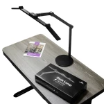Schreibtisch Zeichenlampe Spacetronik Glow D4 Verstellbar Schwarz 24W
