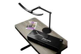 Schreibtisch Zeichenlampe Spacetronik Glow D4 Verstellbar Schwarz 24W