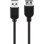 Przedłużacz portu USB 2.0 Hi-Speed AM-AF 5m Czarny