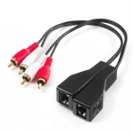 Extender LAN-Sender Stereo 2xRCA 100m SPA-A03