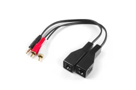 Extender LAN-Sender 2x RCA zu Stereo Audio 100m SPA-A01