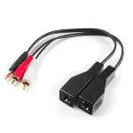 Extender LAN-Sender 2x RCA zu Stereo Audio 100m SPA-A01