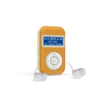 Tragbares DAB+ UKW-Taschenradio mit LCD-Bildschirm und integriertem Akku