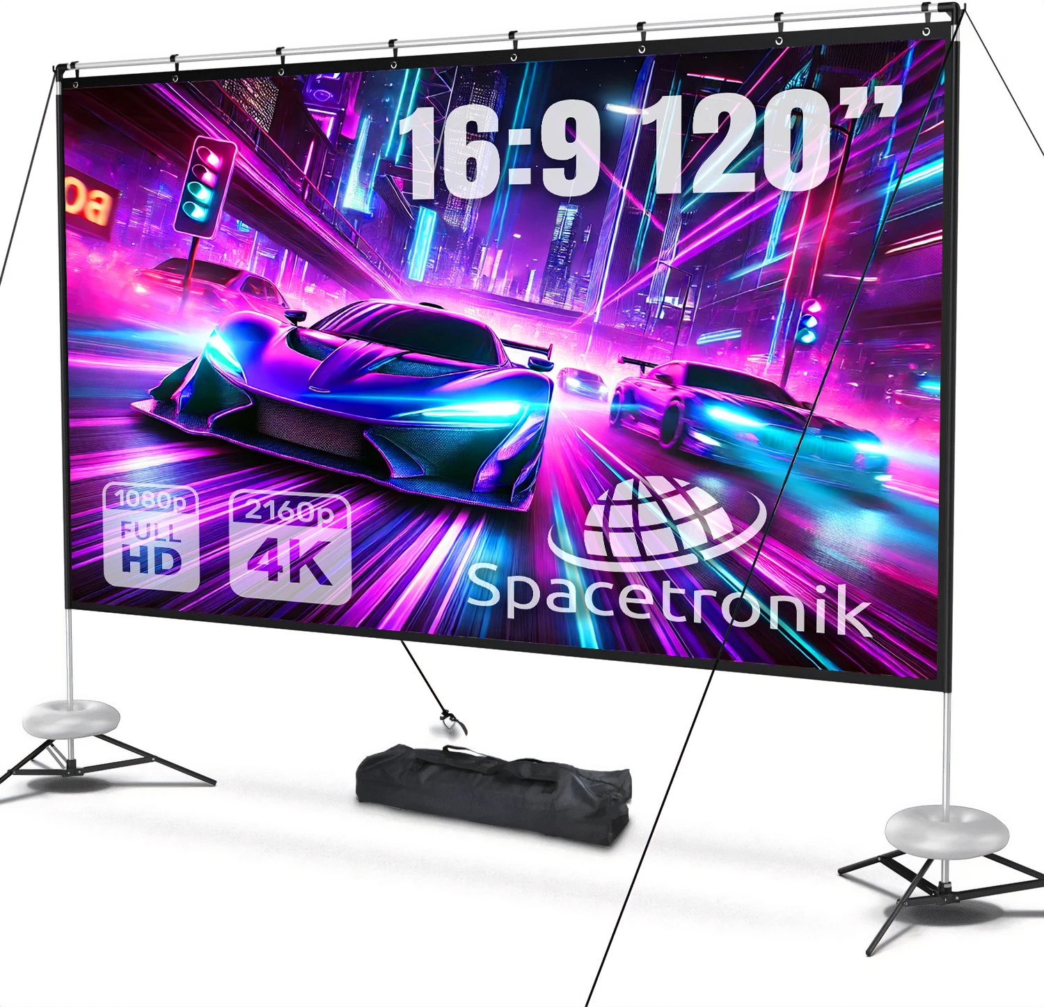 Przenośny Ekran Projekcyjny Spacetronik 120