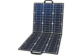 Tragbares 50-W-Solarpanel zum Laden von Powerbank, Smartphones und Geräten