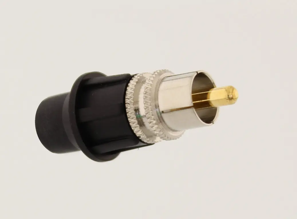 RCA Wtyk męski CaP system F CaP 