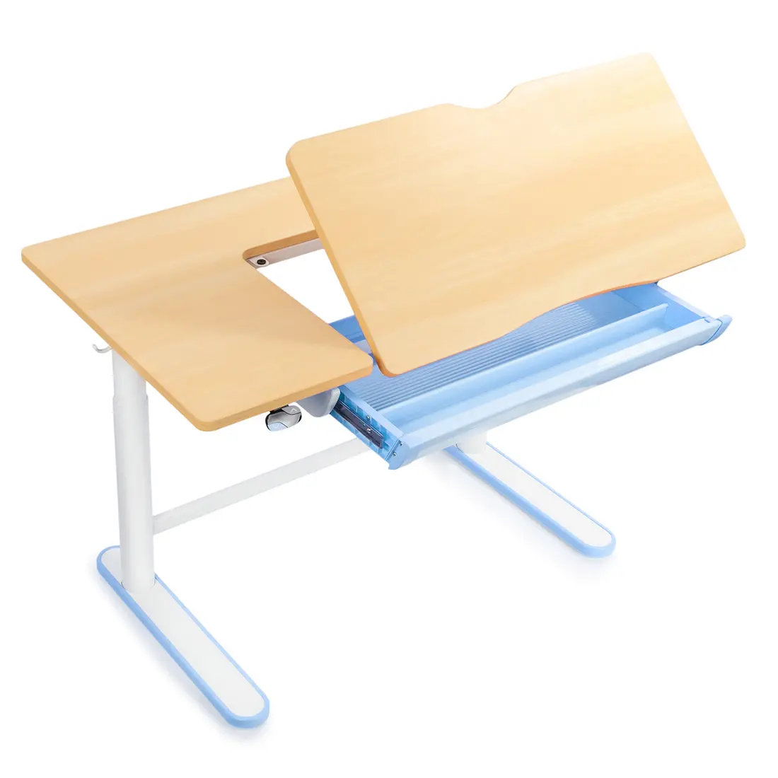 Spacetronik XD 112x60 cm (blau) verstellbarer Kinderschreibtisch