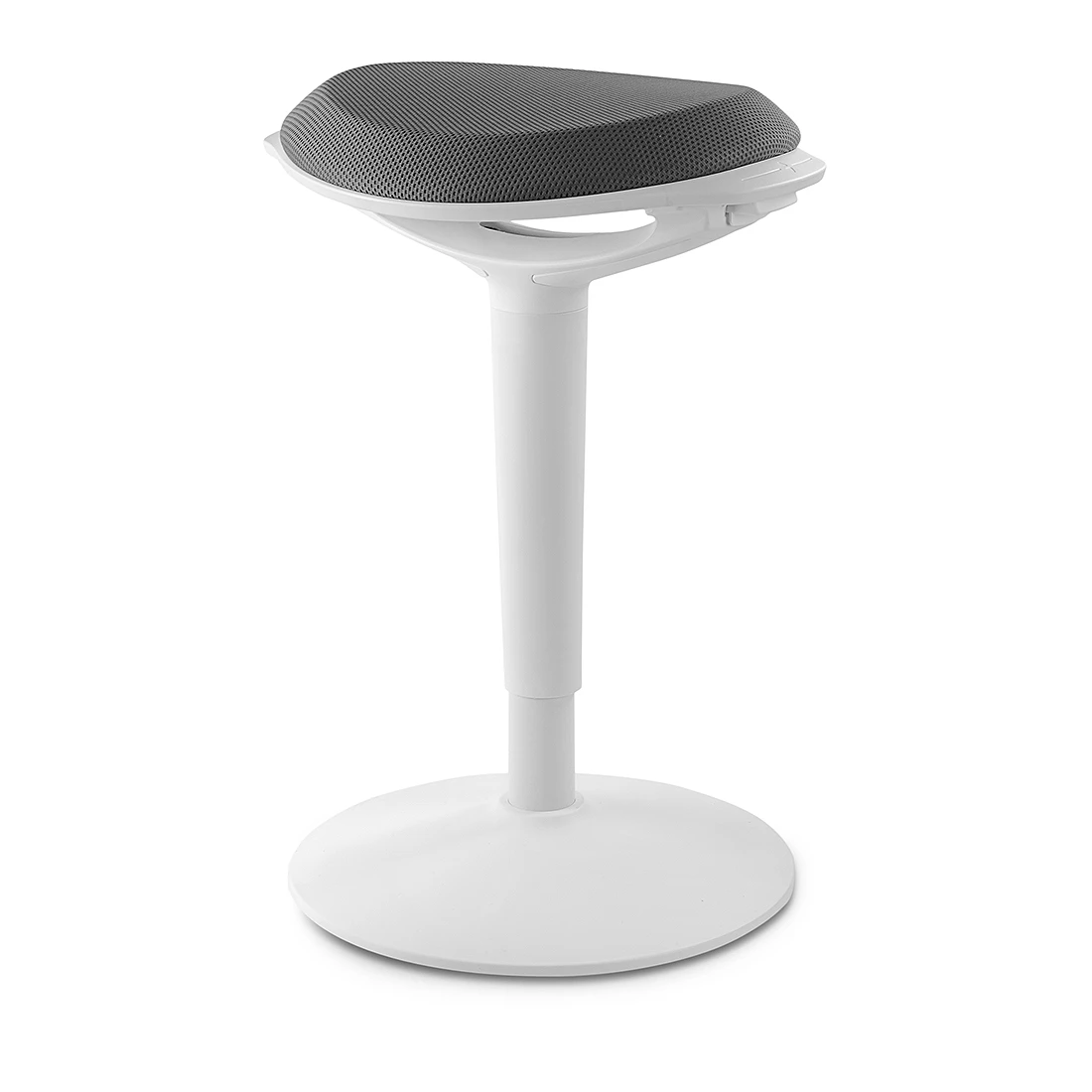Spacetronik Zippy Verstellbarer Hocker (Weiß/Grau)