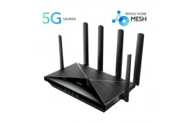 Router 5G SA/NSA WiFi 6 CPE AX3000 dual SIM WAN VPN Open WRT Cudy P5