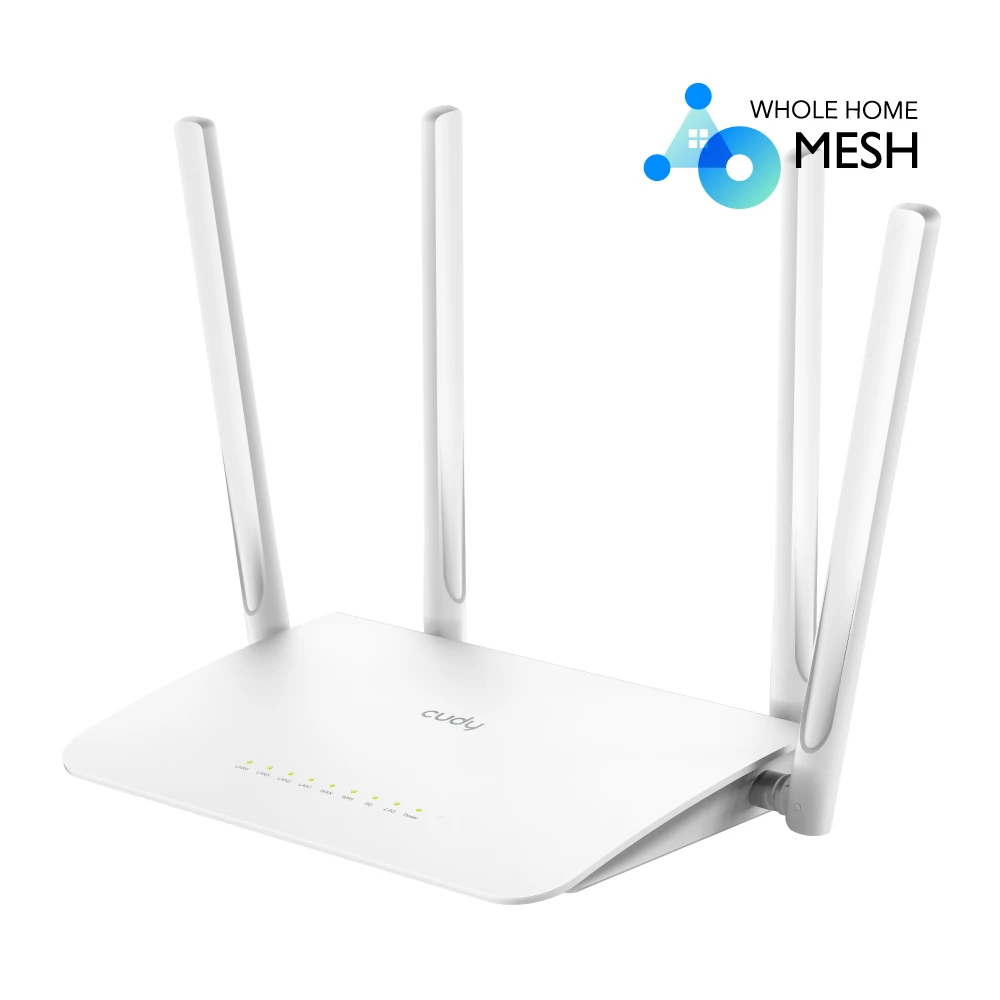  Router Mesh Repeater  WISP Access Point 1200mb/s Open WRT VPN Dual Band 4x5dBi Cudy WR1300 