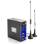 Router przemysłowy 4G LTE Dual Sim IoT 10/100Mbps 2x LAN na szynę DIN Spacetronik SIR322
