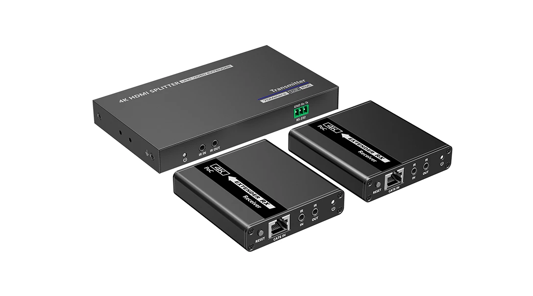 1x2 HDMI-zu-LAN-Splitter 4K@30Hz Spacetronik SPH-RL22