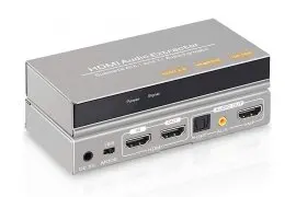 Audio Extractor HDMI zu Audio 7.1 SPDIF, Coaxial, AUX 4Kx2K@60Hz  Spacetronik SPH-AE10