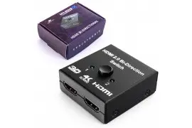 Rozgałęźnik Sumator HDMI Bi-Direction 1x2 lub 2x1 Spacetronik SPH-BIDHD01 z przełącznikiem 1/2 2/1