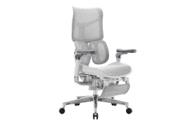 Spacetronik SPRINGLE 66 klappbarer, grauer Schreibtischstuhl für ein ergonomisches Büro