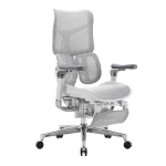 Spacetronik SPRINGLE 66 klappbarer, grauer Schreibtischstuhl für ein ergonomisches Büro
